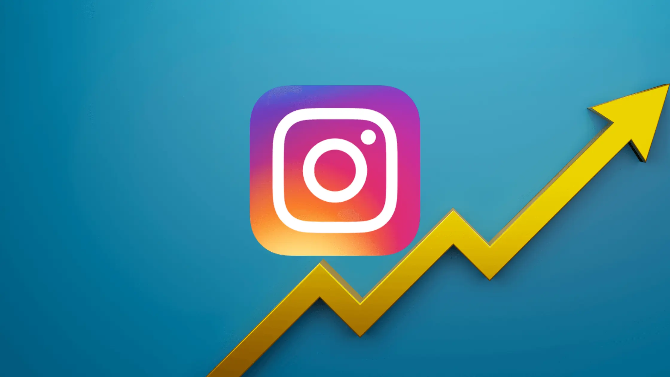 Instagram best practices for optimal engagement and growth. Instagram logo & Growth Line